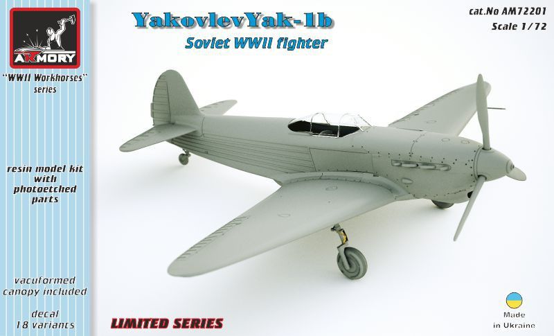 1:72 Yakovlev Yak-1b Soviet WWII Fighter | MN Modelář