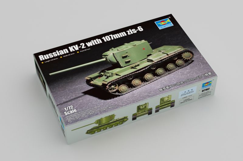 1:72 Russian KV-2 With 107mm Zis-6 | MN Modelář