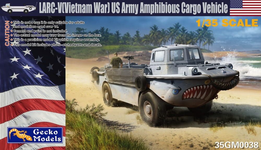 1:35 LARC-V Vietnam War US Army Amphibious Cargo Vehicle | MN modelář