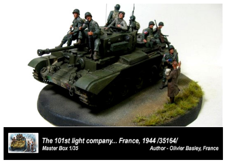 1:35 The 101th light company US Paratroopers & British Tankman